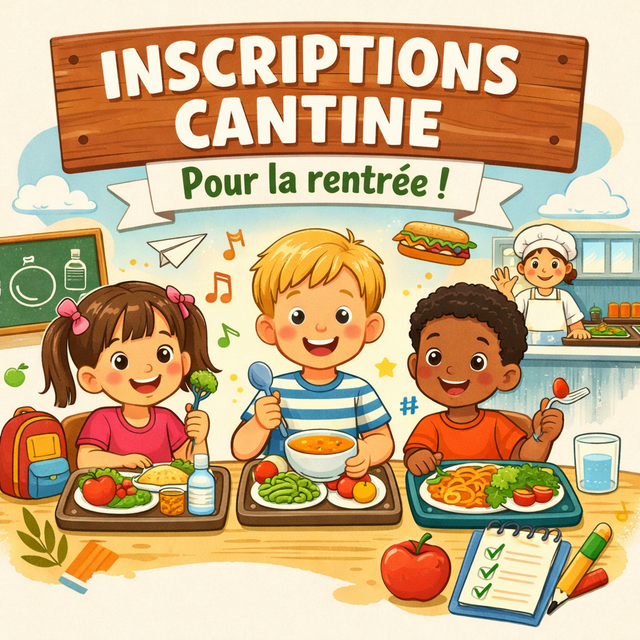 Inscriptions cantine